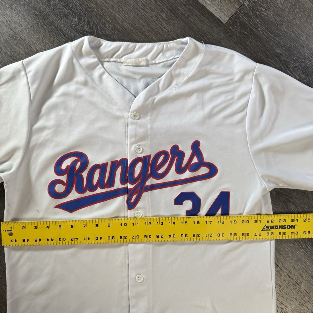 Nolan Ryan Signed Texas Rangers Jersey COA Size Large - Picture 5 of 5